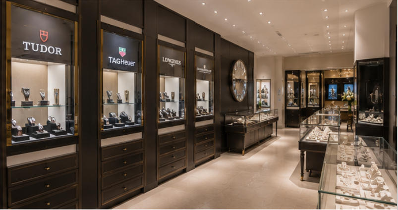 Razny multi-brand watch display cabinet