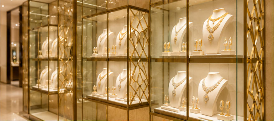 Tanishq high capacity organized displays multicultural customer experience