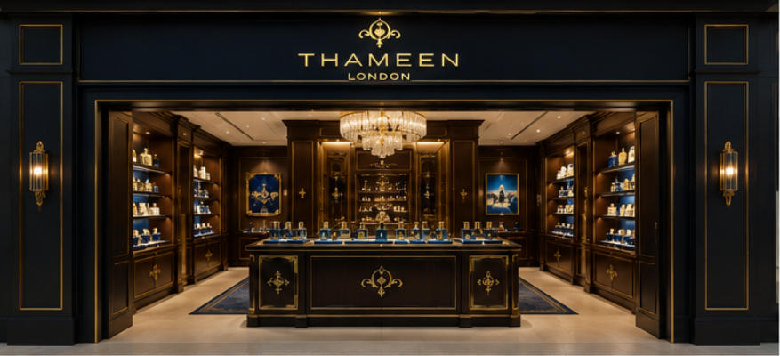 British Luxury Perfume Cabinets central core