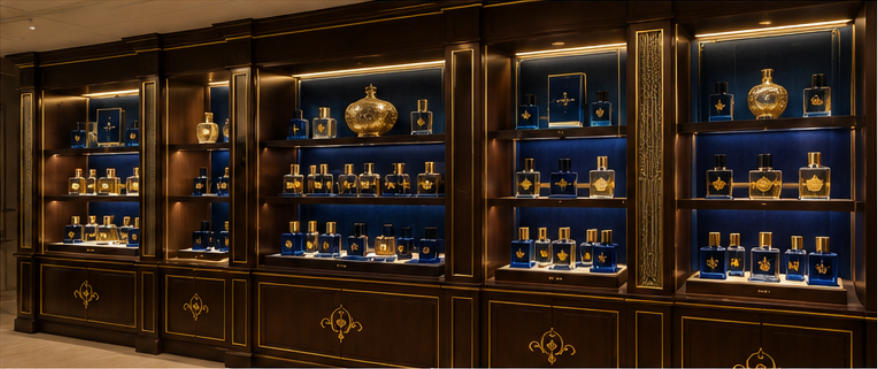 Deep Wood Boutique Display Units