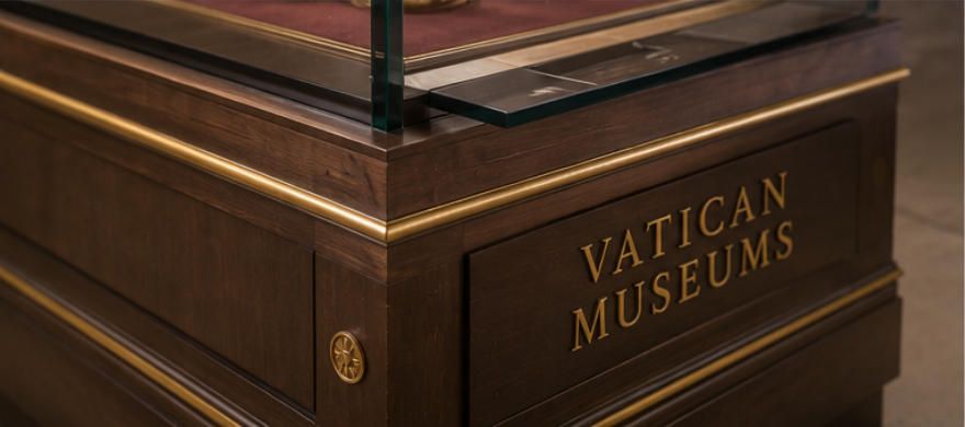 Vatican vertical wall display system integrated art