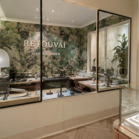 Ylang 23 open jeweler workshop enchanted forest wallpaper