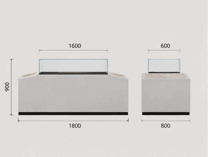 CAD layout flat map vitrine tilt side booth dark base horizontal case document heritage unit top open paper cabinet dimension drawing
