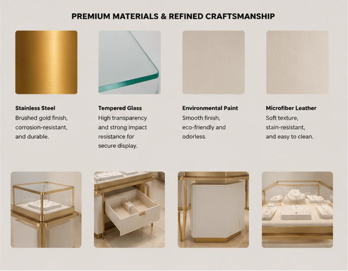 Close-up thin metal leg and gold border frame