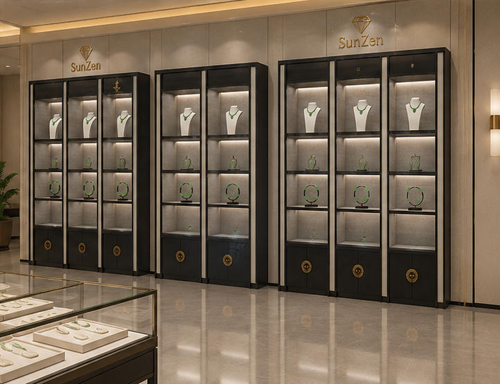 Real Installation Shot In Jade Jewelry Boutique