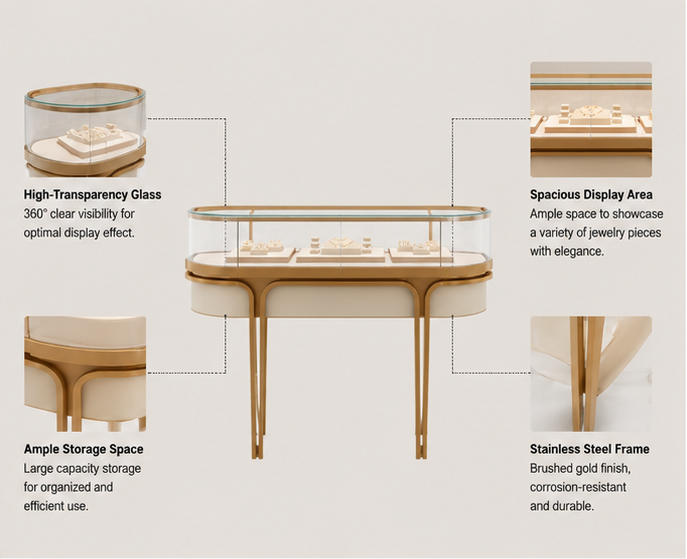 Arch leg showcase floating structure diagram