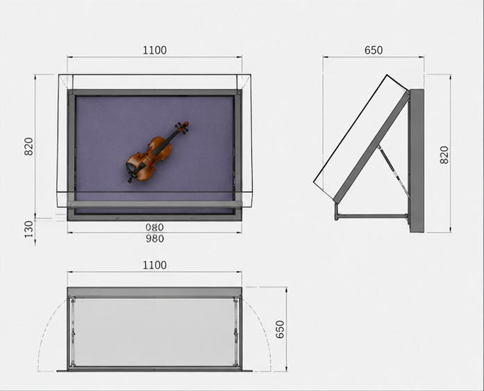 Front Flip Hydraulic Structure CAD Drawing