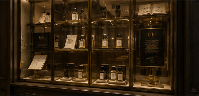 Brass frame book vitrines ultra clear glass perfume bookcases