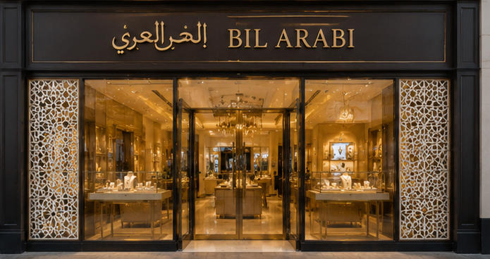 Full panoramic Bil Arabi cultural boutique layout