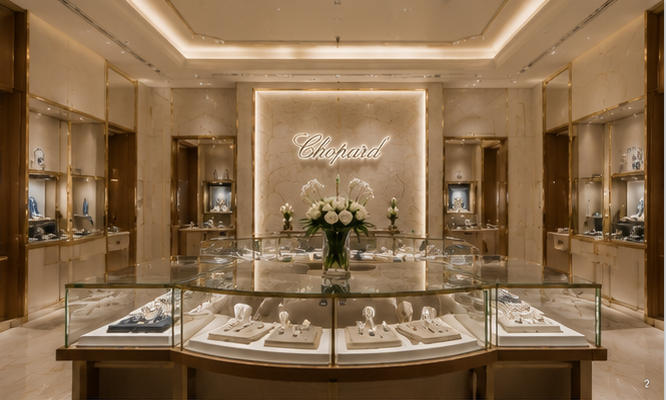 Luxury watch display cabinet for watch exhibition zone