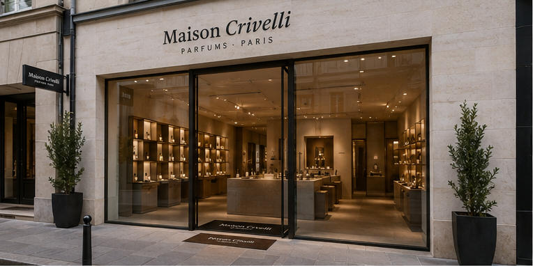 Full 90㎡ Paris sensory minimalist perfume interior