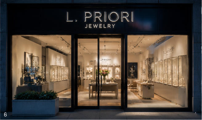 Full overview of curatorial concept jewelry boutique Washington DC