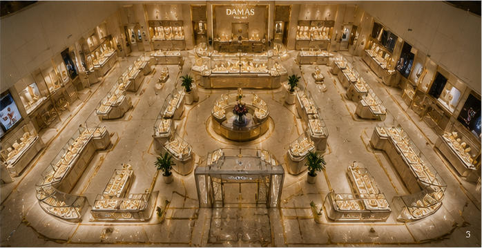 Full interior view & overall Middle East royal luxury system