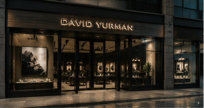 Dark luxury jewelry gallery for overall exhibition layout