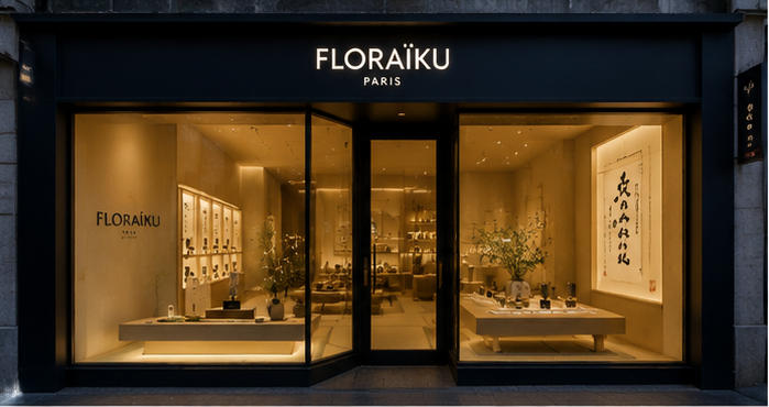 Full panoramic 70㎡ Japanese Zen Poetry Perfume Boutique Layout