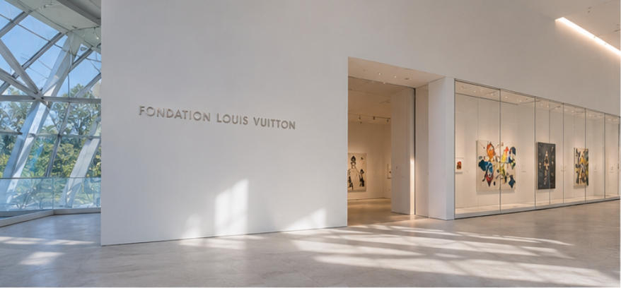Minimal art vitrine for central white cube galleries