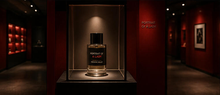 Dim spotlight art plinth for window signature perfume exhibits