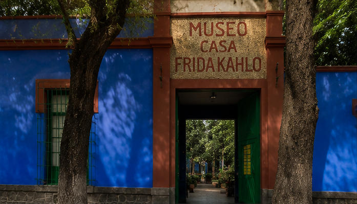 Full panoramic 1100㎡ Frida Kahlo Artist House Museum Exhibition Layout