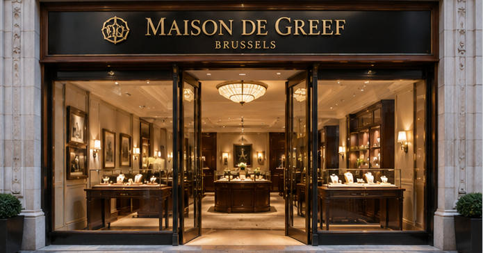 Full 260㎡ European salon interior Brussels flagship