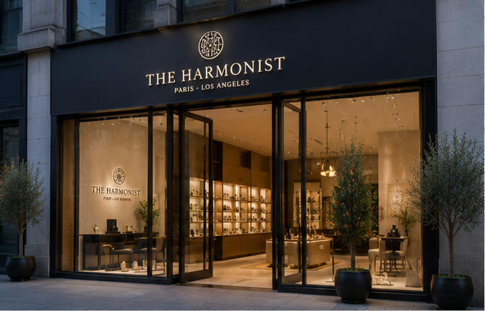 Full panoramic 110㎡ zen niche perfume boutique interior