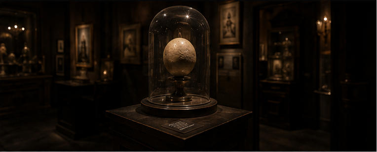 Dim art curiosity plinth for landmark weird art focal exhibits