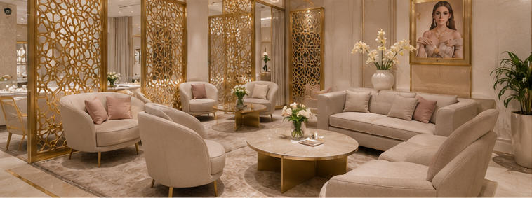 Gulf wedding unit for ladies social lounges