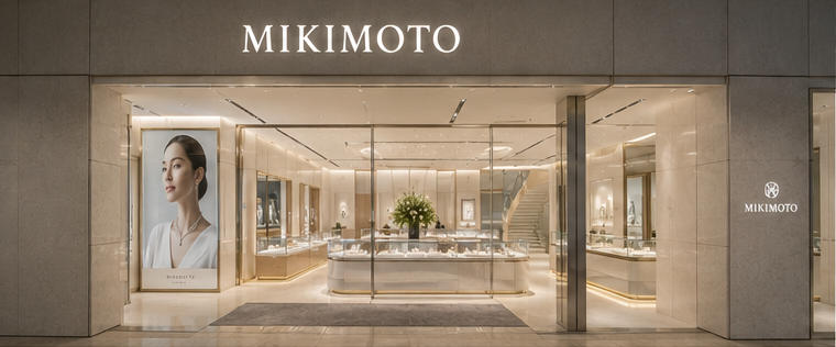 Full panoramic 1100㎡ minimalist pearl flagship layout