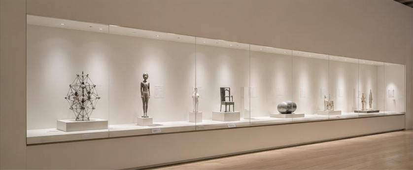 Adjustable track light displays with precise beam for art details