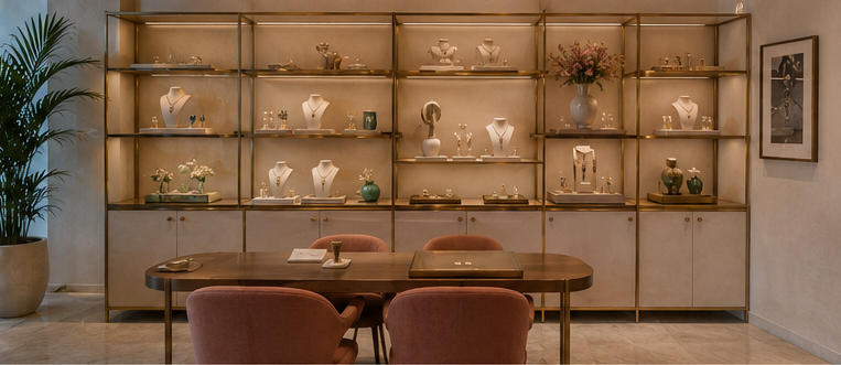 Soft light boutique unit for feminine social lounges