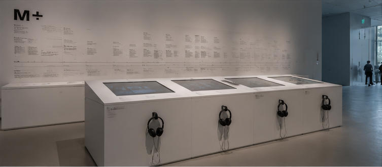 Media exhibit unit for immersive art installations