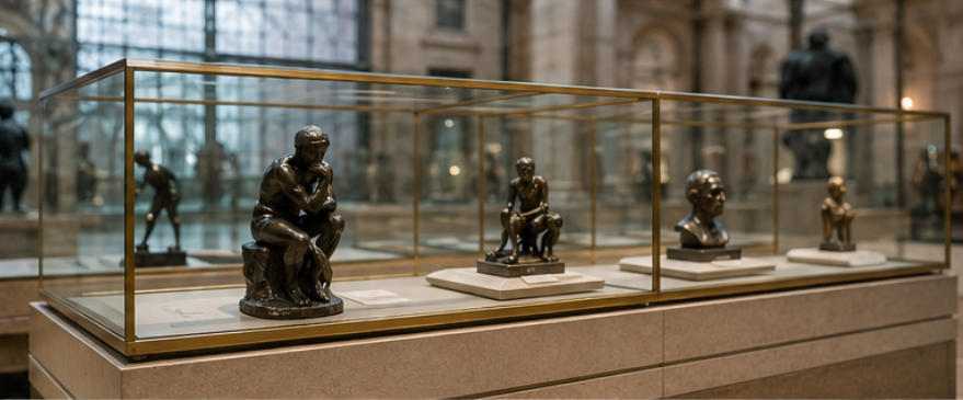 Sculpture plinth for marble & bronze artworks