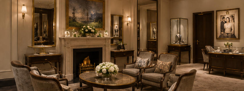 Private VIP salon stands low-profile one-on-one viewing units
