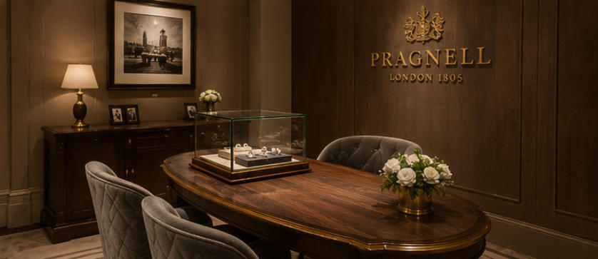 Full 420㎡ townhouse interior of Pragnell Mayfair London showroom