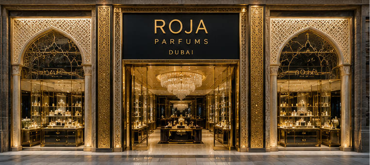 Full panoramic 180㎡ Arabic Palace Perfume Flagship Layout