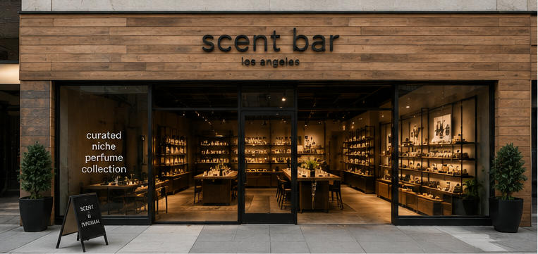 Full panoramic 160㎡ industrial niche perfume buyer store layout