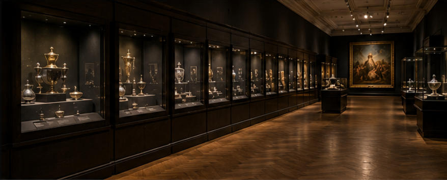Micro spot cabinet for miniature gem ornaments
