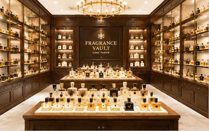 Climate walnut archive for constant humidity perfume storage zones