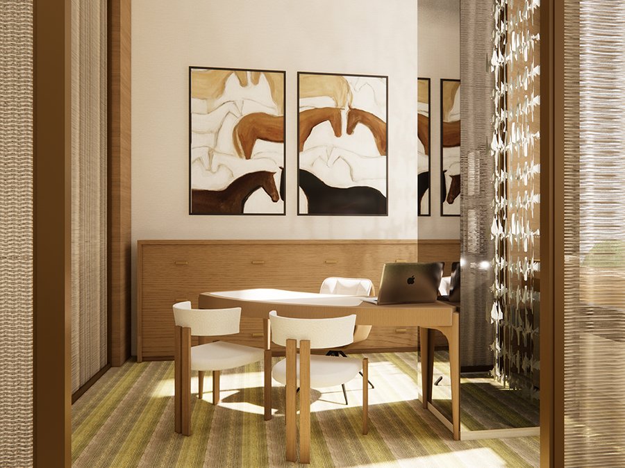 Interior focal design Schiffman's Jewelers